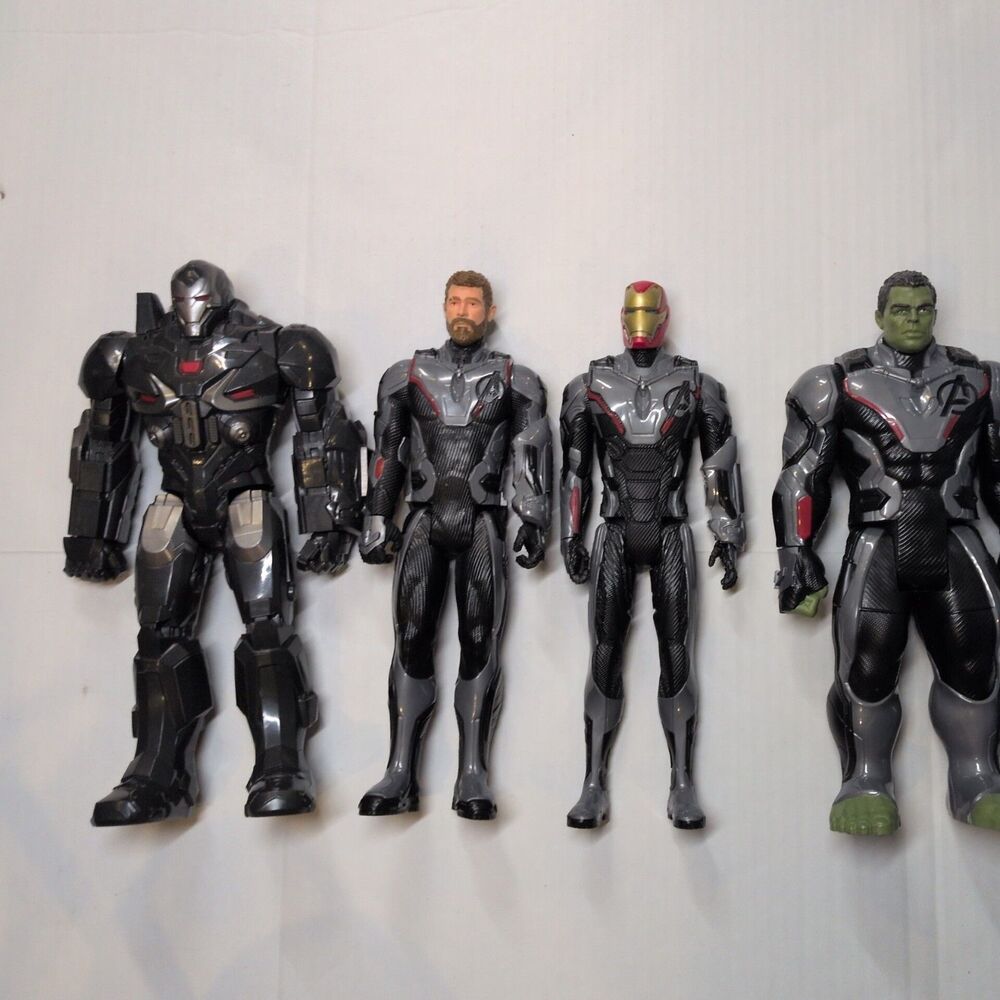 Marvel Titan Hero Series Avengers Endgame Quantum Suit Figure Lot Hulk Iron Man